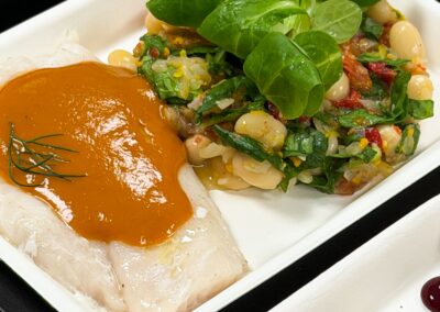 Plat Plateaux-repas Atlantic pour les entreprises octobre 2026 fait maison par le traiteur Lebot.